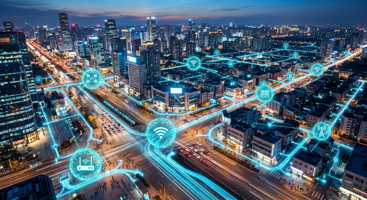 Ingenieros de telecomunicaciones trabajando